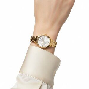 NWT Authentic Fossil Gilmore Quartz Silver Dial Women's Watch